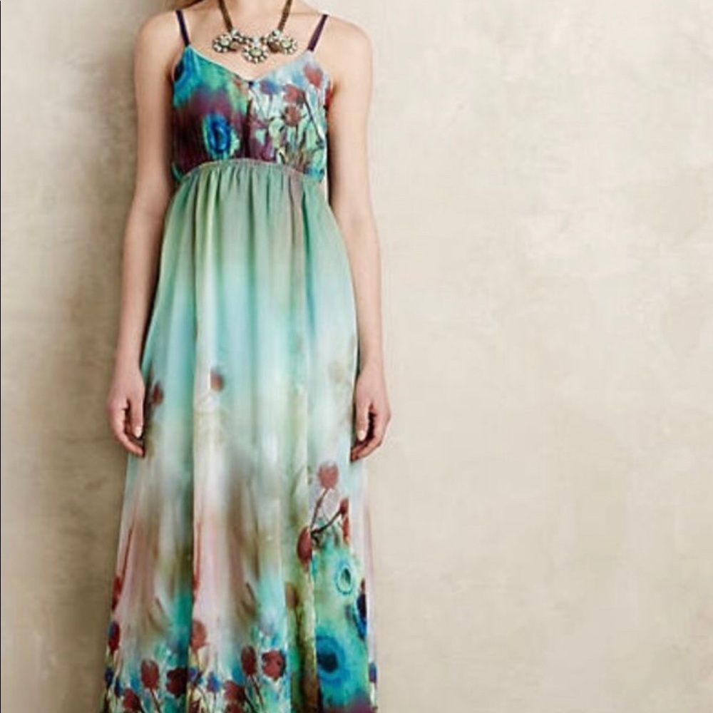 Anthropologie Brand Label Nahla Maxi Dress NWT
